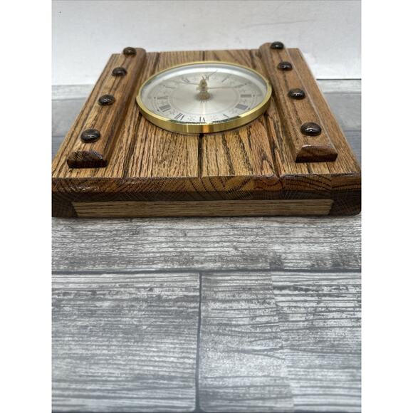 Vintage WB12 Heirloom Oak Analog Didware Clock Restored {L} - Picture 9 of 14